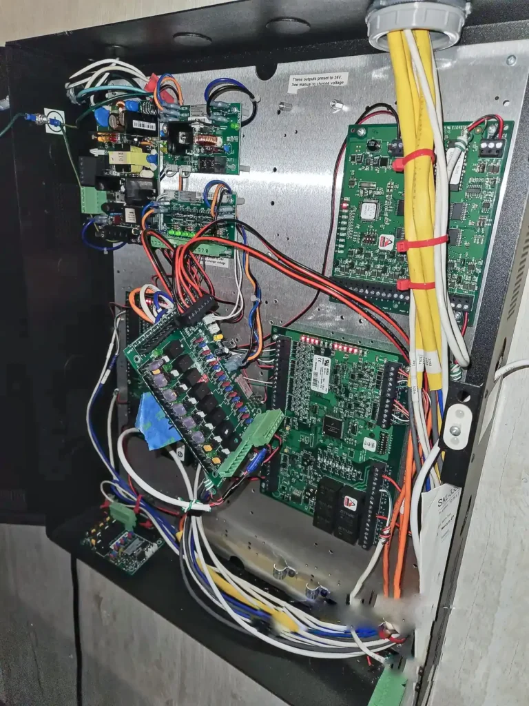 Security Relays Closet Power Supply and Control