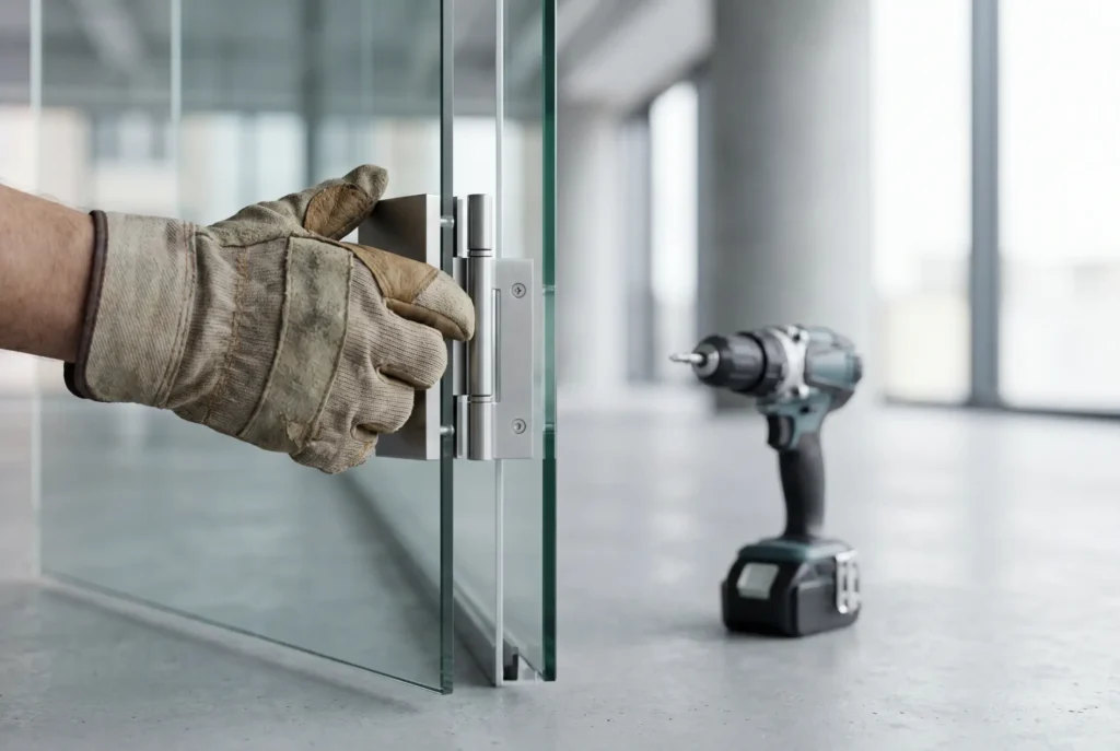 commercial door hinge repair